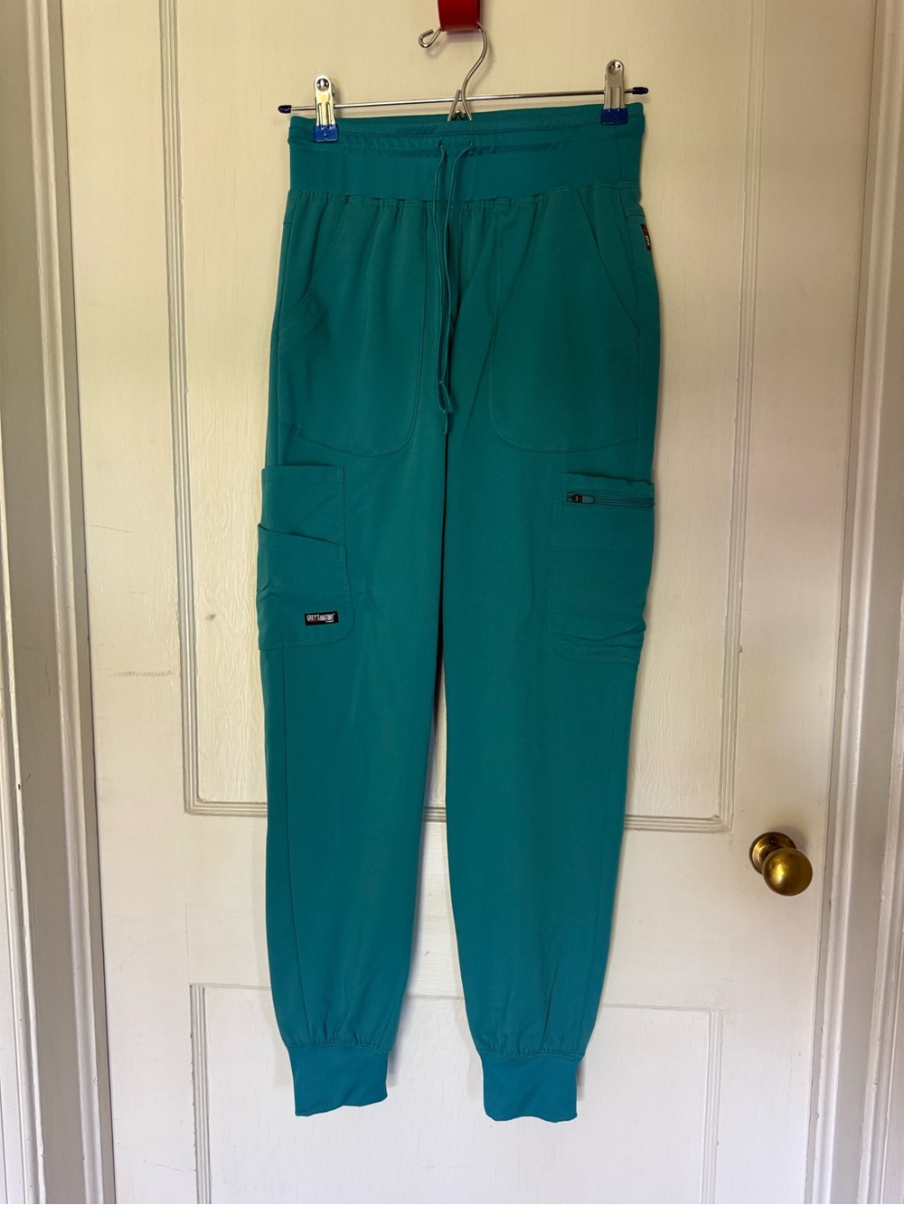Grey's Anatomy Teal Jogger Scrub pants